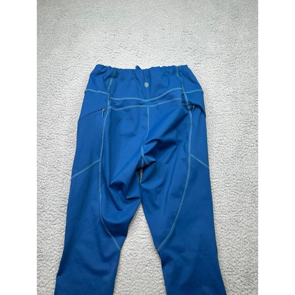 Athleta Contender tights beautiful blue sz medium - Picture 7 of 11